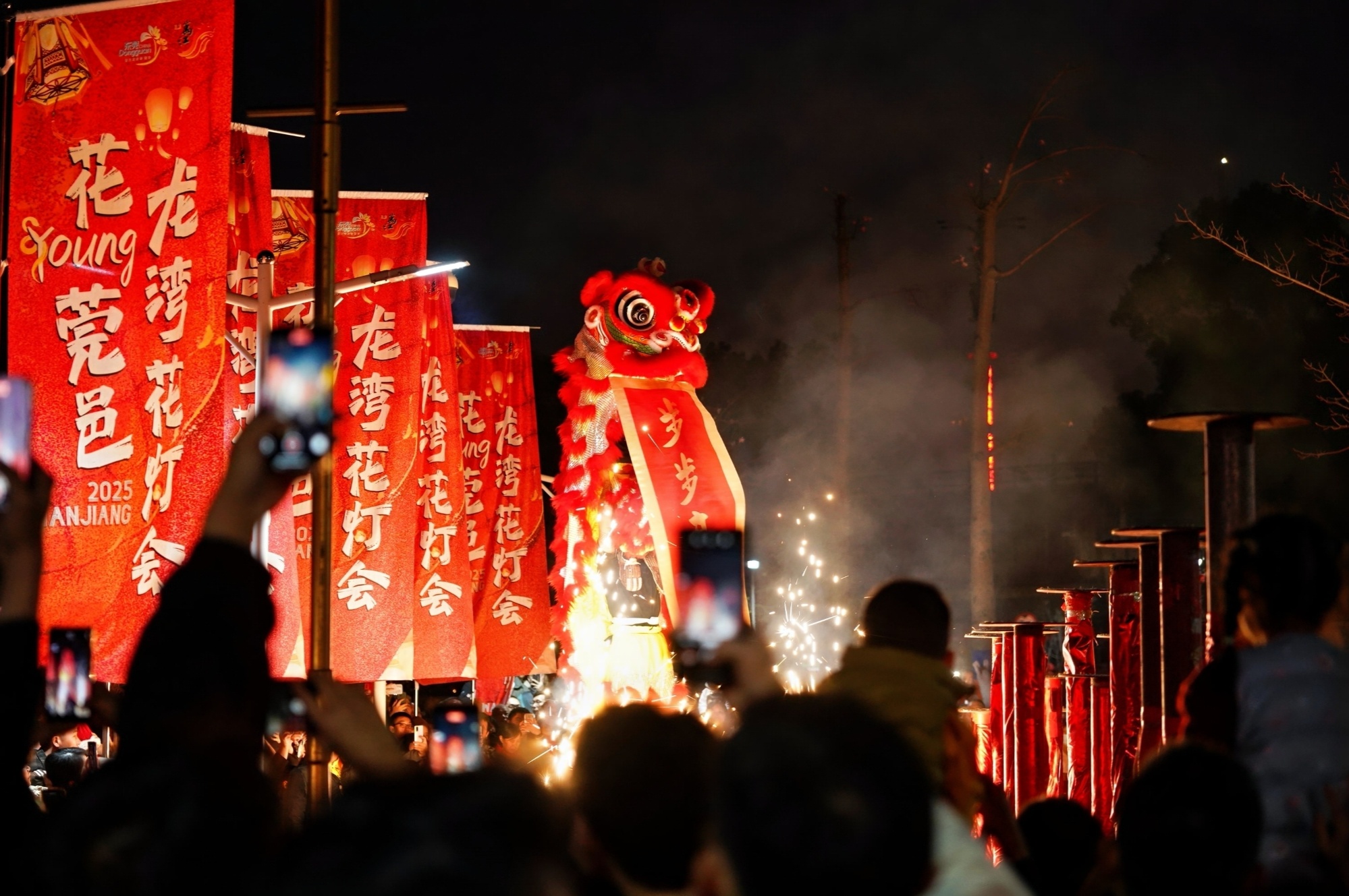 赏灯一整月东莞万江龙湾花灯会点亮新春夜(图1)